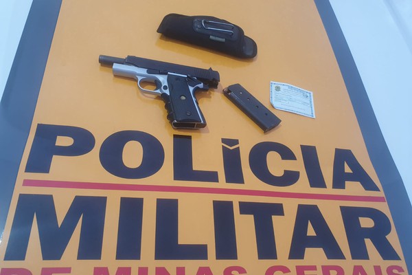 Mais um CAC é preso em Patos de Minas por transporte de arma de fogo de forma irregular