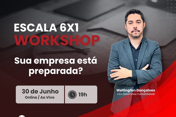 Fim da Escala 6x1: Dataminas Contabilidade promove workshop exclusivo para empresários se prepararem para a mudança