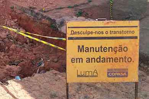 Copasa anuncia interdição da Major Gote e outras vias para instalação de adutora em Patos de Minas