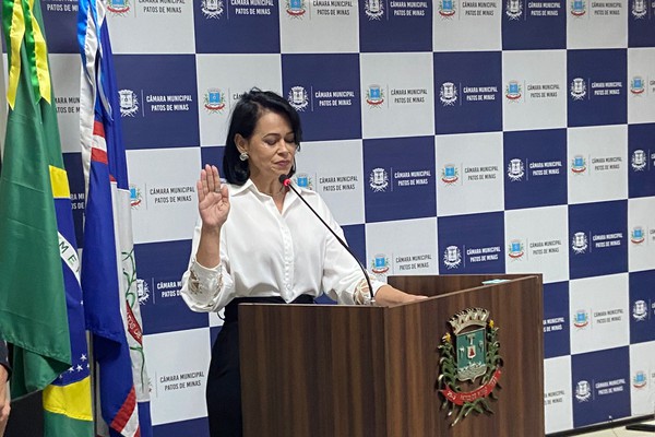 Sandra Gomes é empossada como prefeita de Patos de Minas e revela metas para a gestão