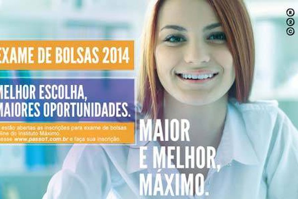Instituto Máximo promove exame de bolsas 2014
