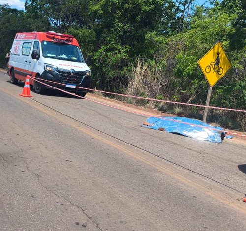 Ciclista de 44 anos morre após bicicleta elétrica ser atingida por carro na MG-202