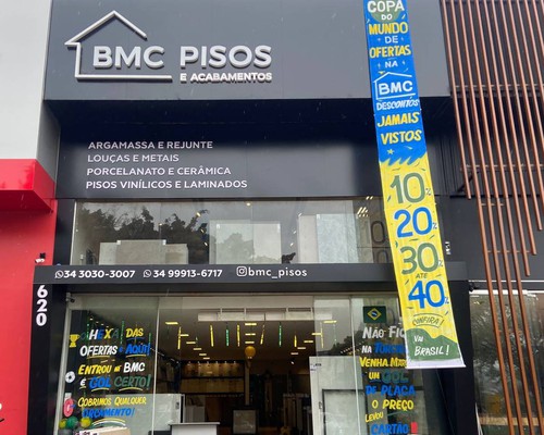 BMC Pisos e Acabamentos entra no clima da Copa do Mundo e anuncia descontos de até 40%