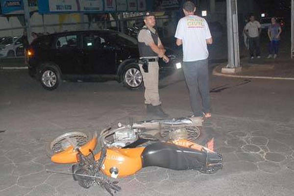 Presidente do Sindicato dos Motociclistas fica gravemente ferido em acidente