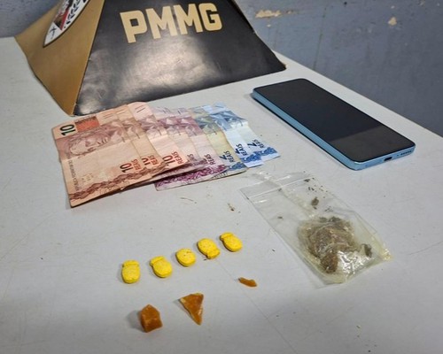 Preso com crack e ecstasy, jovem confessa que vendia drogas para enfrentar dificuldades financeiras
