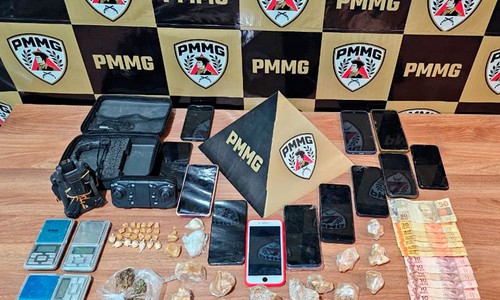 Operação da PM fecha pontos de tráfico, prende três adultos e apreende adolescente em São Gotardo