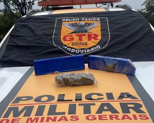 Mulher de 25 anos é presa com barras de maconha e droga tipo “Gold” na MG-190
