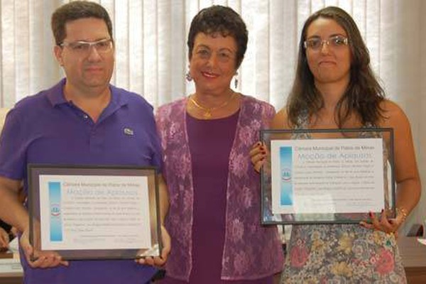 Professores recebem Moção de Aplausos na Câmara Municipal de Patos de Minas
