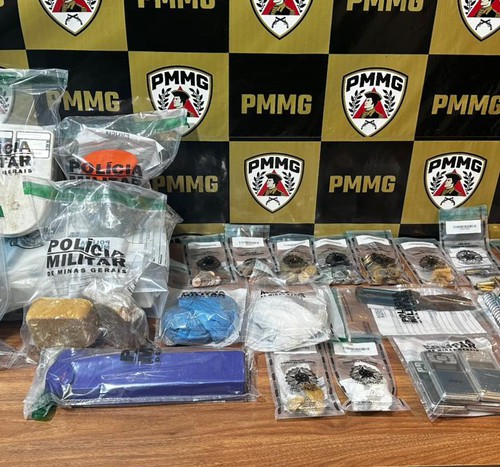 Polícia Militar prende entregador do tráfico e acaba com “boca de fumo” em São Gotardo