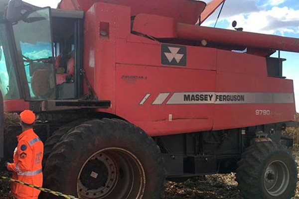 Operador de máquina morre em colheitadeira de milho em fazenda de Patos de Minas