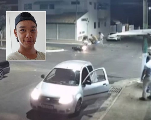 Motociclista morre em batida violenta em Rio Paranaíba; motorista não parou no local, mas foi identificado
