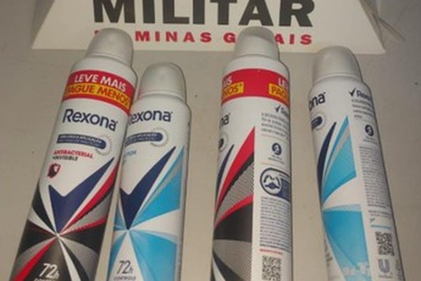 PM age rápido e prende mulher de 47 anos por furtar 4 desodorantes em hipermercado