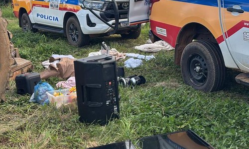 Homem passa a noite furtando residências e acaba preso em São Gotardo; bens somavam cerca de R$10mil