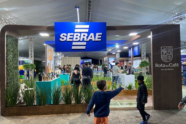 Estande do Sebrae leva Rota do Café do Cerrado Mineiro para a Fenamilho Agro; veja ao vivo