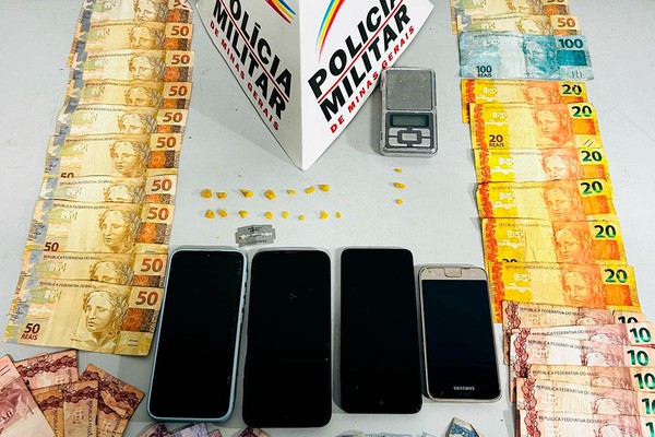 PM prende três pessoas em casa apontada como biqueira no Centro de Patos de Minas