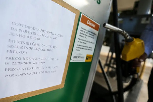 Óleo diesel cai pela 4ª vez em cinco semanas e acumula recuo de 4,5%
