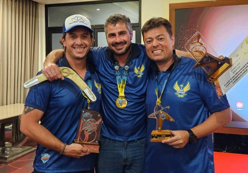 Patense conquista tricampeonato mundial de bumerangue e Brasil é vice-campeão por equipes na Indonésia