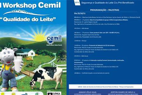 CEMIL promove workshop sobre qualidade do leite com foco no produtor rural 