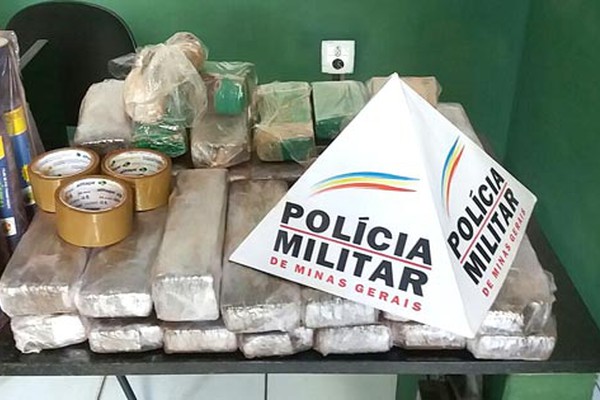 Polícia Militar apreende mais de 35kg de maconha em casa no Jardim Esperança