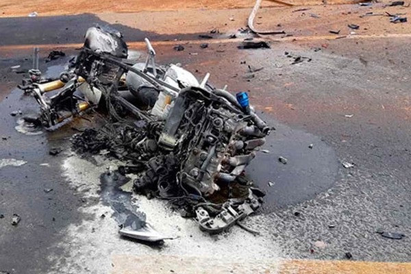 Motociclista morre em acidente gravíssimo na BR 365, próximo a Guimarânia