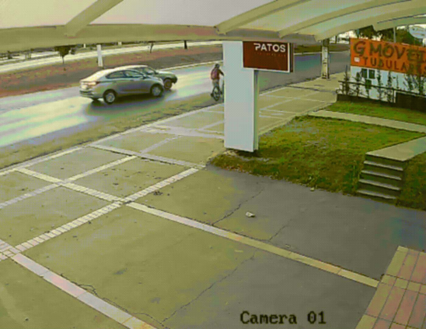 Câmera flagra motorista provocando acidente na avenida JK e fugindo sem prestar socorro