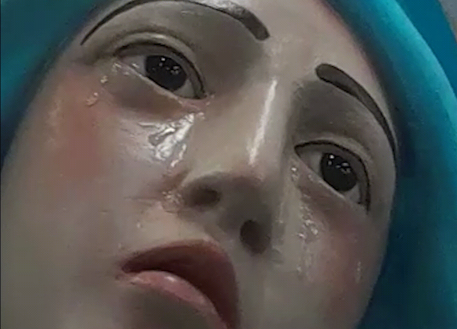 Na Semana Santa, fiéis de Cruzeiro da Fortaleza relatam choro em imagem de Nossa Senhora