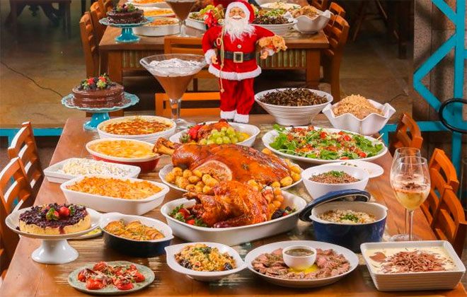 Pesquisa mostra que gasto médio com ceia e almoço de Natal deve girar em  torno de R$250,00